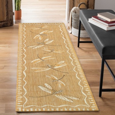 Sand Dragonfly Flat Woven Indoor/Outdoor Rug