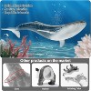 TEMI 8-Piece Whale Figurines Set, Realistic Ocean Animal Toys Including Beluga, Orca and Blue Whale - 4 of 4