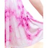 Lev Baby Girls' Viscose from Bamboo Short Sleeve Dress – Pink Marble Print - 2 of 4