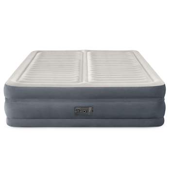  Intex Comfort Deluxe Dura-Beam Plush Pillow Top Inflatable  Lightweight Airbed Mattress w/Electric Built-In Pump & Portable Storage  Carrying Case, Twin : Sports & Outdoors