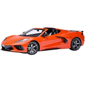 2020 Chevrolet Corvette C8 Stingray Sebring Orange 1/18 Model Car by Autoart - 1 of 4