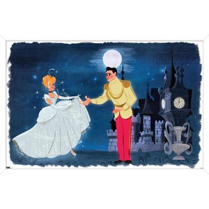 Trends International Disney Cinderella - Prince Charming and Cinderella Framed Wall Poster Prints - 1 of 4