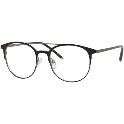 Ernest Hemingway H4810 Unisex Round Frame Eyeglasses In Satin Black ...