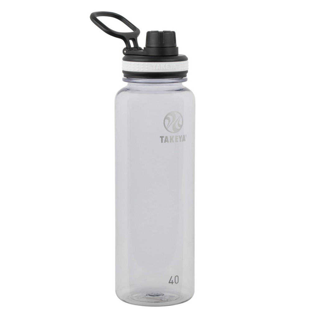 Photos - Water Bottle Takeya 40oz Tritan  with Spout Lid - Clear