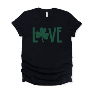Simply Sage Market Love Clover Puff  Short Sleeve Tee - 1 of 4