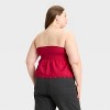 Women's Knit Woven Twist Tube Top - Wild Fable™ - 2 of 3