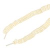 INSPIRE CHIC Ruffled Ribbon Solid Color Pleated Elastic Shoe Strings for Sneakers 2 Pairs fleece - 2 of 4
