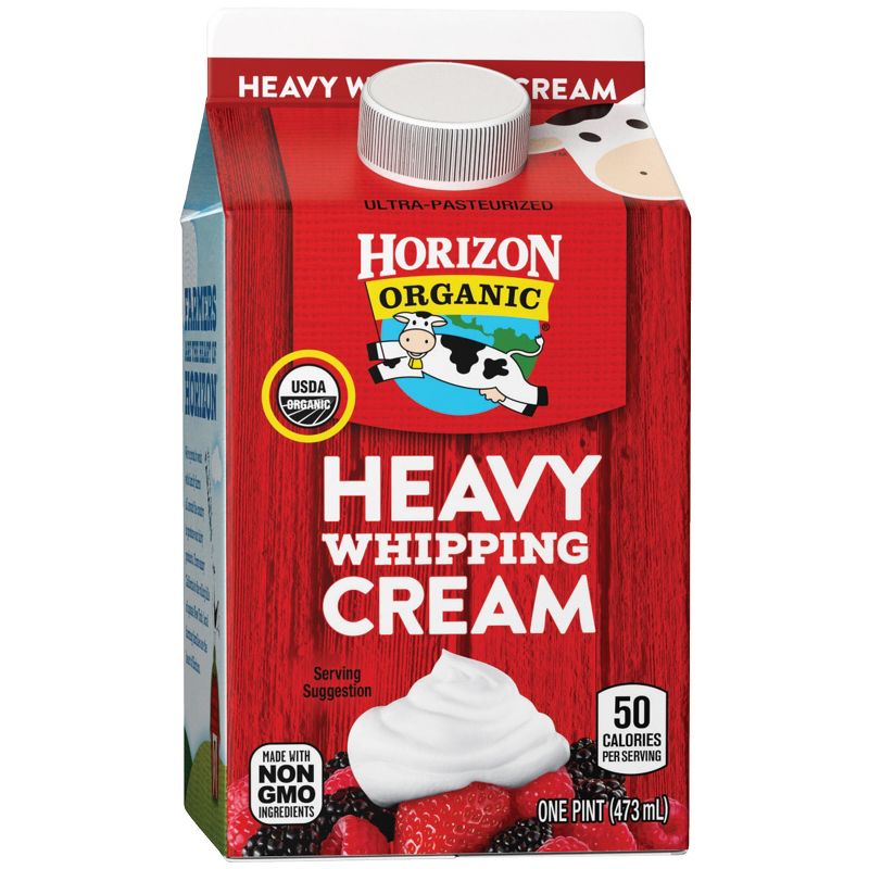 Horizon Organic Heavy Whipping Cream - 16 fl oz (1pt), 4 of 7