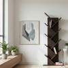Basicwise Modern 9-Tier Wooden Tree Bookshelf Vertical Book Storage Rack Design Space-Saving Floor Standing Bookcase for Living Room Bedroom or Study - 4 of 4