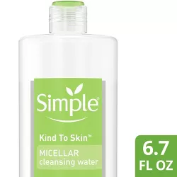 Unscented Simple Micellar Cleansing Water - 6.7 fl oz