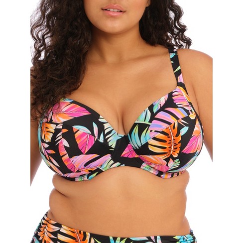 Swimsuits For All Women's Plus Size Leader Bra Sized Underwire Bikini Top,  38 F - Tropical : Target