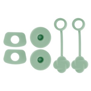 Unique Bargains Dust-Proof 30oz Straw Cover 2 Set - 1 of 4