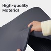 Fitvids 1/2-Inch Thick High Density Foam Exercise Yoga Mat with Carrying Strap, For Cushioning The Body Against Hard Floors, Graphite - 3 of 4