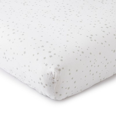 Skylar White Star Fitted Sheet - Levtex Baby