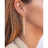 Dangle Earrings for Women- 14K Gold Plated Butterfly Heart Star Hoop Chain Tassel Design Long Dangle Earrings - 4 of 4