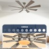 Parrot Uncle 60" Modern Windmill Ceiling Fans with Light and Remote Control Color Changing Integrated LED Ceiling Fan - 4 of 4
