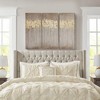 SEVOBAL Wall Art Gold Foil Artistic Canvas Set Modern Decor for Glamorous Polished Lively Living Room, Multicolored, 37.01"*6.3"*17.72" - 3 of 4