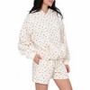 Women's Hoodie Cherry Bow Print Sweatshirt - Pretty Garbage - 2 of 3