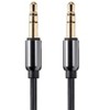 Monoprice Audio Cable - 3 Feet - Black | Auxiliary 3.5mm TRS Audio Cable - Slim, Durable, Gold plated for smartphone, mp3 player, laptop - Onyx Series - image 3 of 4
