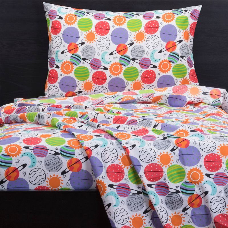 Twin Plenty of Planets Kids&#39; Sheet Set Red - Highlights, 6 of 7
