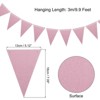 Unique Bargains Party Festive Wedding Birthday Banner Flags Decorations 5 Pcs - 2 of 4