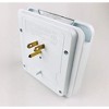 Kelvin Glamsockets -  Decorative Wall Mount Surge Protector with 3 Outlets, Dual USB Charging Ports and Phone Holder - USB Charging Center - 3 of 4