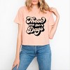Simply Sage Market These Are The Days Retro Boxy Crop Top - 2 of 4