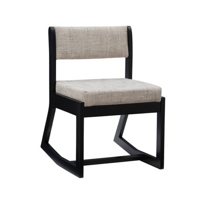 Callum Upholstered Rocking Chair Black - Linon
