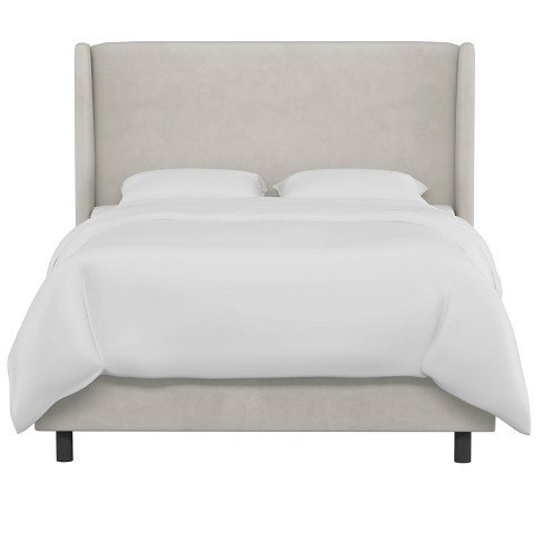Antwerp Upholstered Wingback Bed Velvet, Target California King Bed Frame