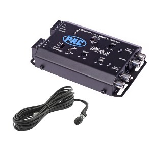 LOCPRO LPA-2.4 2Ch Input-4Ch Output Line Converter, Bass Boost w/ LPA-REM Remote - 1 of 3
