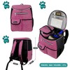 PetAmi Dog Travel Bag Backpack, Puppy Diaper Bag Supplies, Pet Camping Essentials Hiking Accessories, Food Container, Collapsible Bowls - 2 of 4