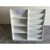 Sturdy 4-level wooden bookcase doubles as toy organizer. Perfect height for toddlers, with open shelves for easy access to books . - 2 of 4