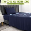 4 Piece Viscose from Bamboo Cooling sheets Ultra Soft 100% Organic Deep Pocket Luxury Bed Sheets with Pillowcases - Lux Decor Collection - 3 of 4