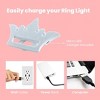 Disney LED Ring Light Princess Crown Selfie Clip-on Light for Smartphone (White) - image 4 of 4