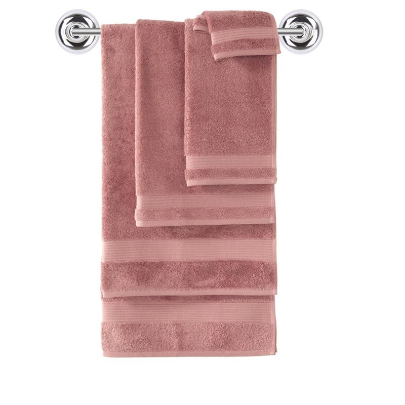 Classic Turkish Towels Amadeus 6 Piece Hand Towel Set - 16x27, Canyon Clay, 4 of 7