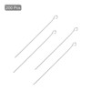 Unique Bargains DIY Craft Necklaces Bracelets Earrings Jewelry Making Iron 21 Gauge Eye Pins 200 Pcs - 3 of 4