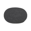 Unique Bargains Trivet Oval Rope Coaster Cotton Non-Woven Fabric 12.6"x8.66"x0.31" - 3 of 3
