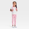 Toddler Girls' Hearts Printed Pants - Cat & Jack™ - 3 of 3