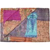 Taj Hotel Kantha Silk Blend Throw | 60"x90" | A - 3 of 4