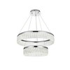 Elegant Lighting Rune 2 - Light Chandelier in  Chrome - 2 of 4