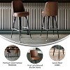Emma and Oliver 2 Pack Metal Barstool with Swivel Bucket Seat - 4 of 4