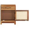 vidaXL Bedside Cabinet 15.7"x11.8"x19.7" Solid Reclaimed Wood - 4 of 4