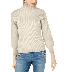I.N.C International Concepts Womens Ribbed Pullover Sweater, Off-White, X-Large - 1 of 1