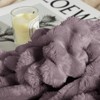 White Warm Blanket with Breathable and Soft for Couch and Bed - 4 of 4