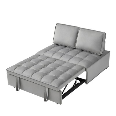 SKRAN Convertible Sleeping Sofa Bed,1 Back Pillow, Removable Back, Space Saving for Living Room & Apartment
