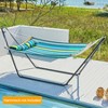 Yaheetech Universal Steel Hammock Stand for Outdoor Balconies, Porches, Black - 2 of 4