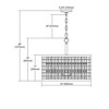 Elk Home Nadina 6 - Light Chandelier in  Silverdust Iron - 2 of 3