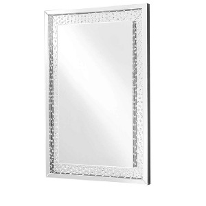 Elegant Lighting Sparkle 31 in. Contemporary Rectangle Mirror in Clear - 1 of 4