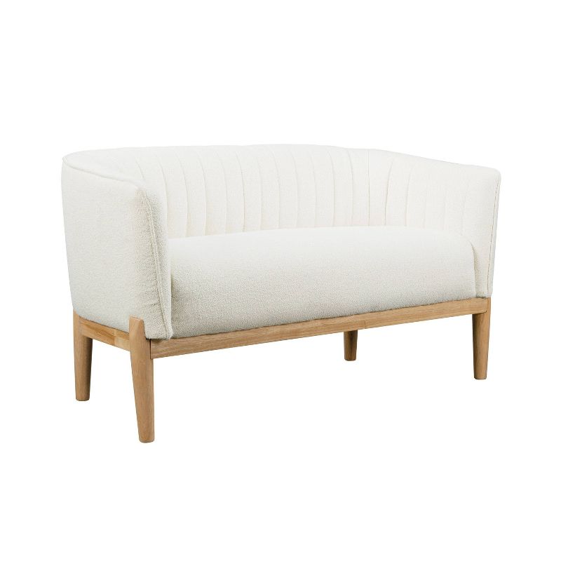 Lifestyle Solutions Filmore Loveseat Ivory Boucle, 5 of 12