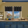 PiccoCasa Window Rod Pocket Valance Thermal Insulated Curtain Panels 2Pcs - 3 of 4